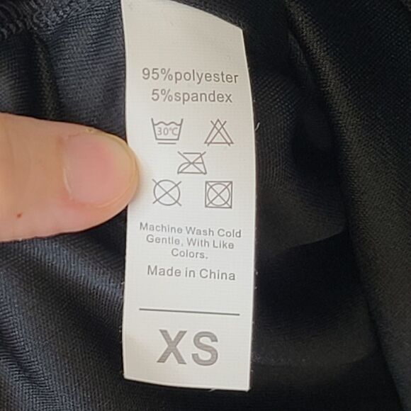 NWT Linlan Women's Black Sleeveless Ruched Corset Bodycon Mini Cocktail Dress XS - Picture 16 of 16